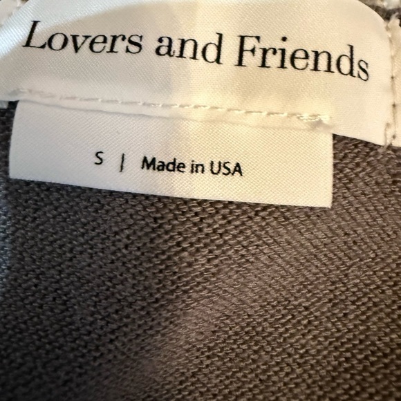 Lovers + Friends Soft Romper Size Small – Gray Strapless Lounge One-Piece - Picture 4 of 4